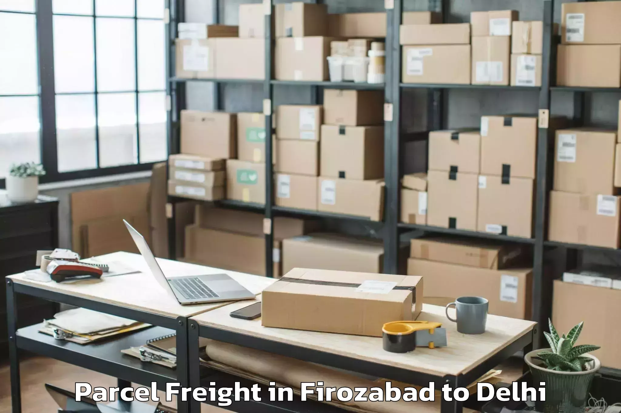 Hassle-Free Firozabad to D Mall Pitampura Parcel Freight